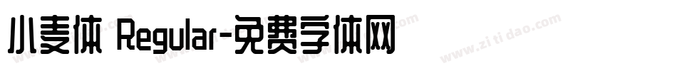 小麦体 Regular字体转换